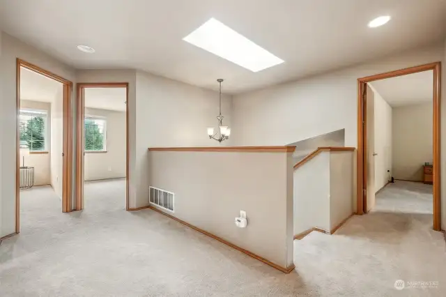 Four bedrooms upstairs
