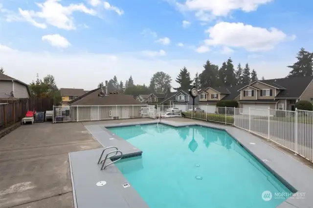 Silverwood Swimming pool. Fenced with gate and safety lock.