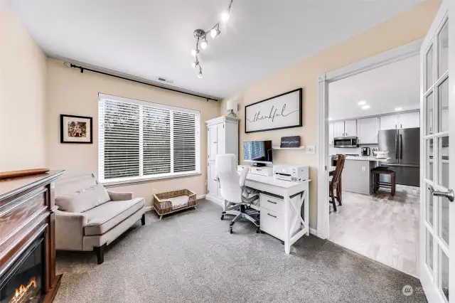 Formal Dining Room currently used as an office.