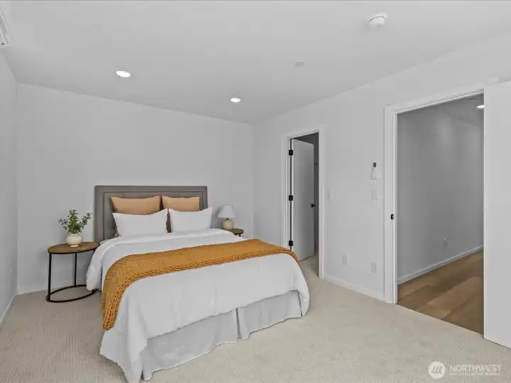 Another view of the spacious primary suite!