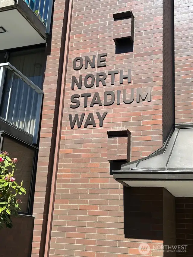 Front View of Stadium Way Condos