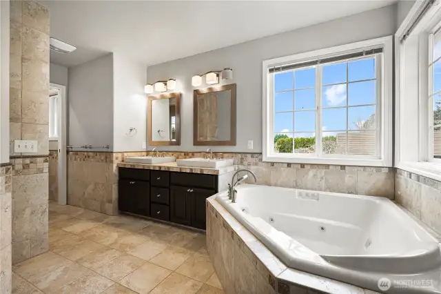5 piece primary bathroom