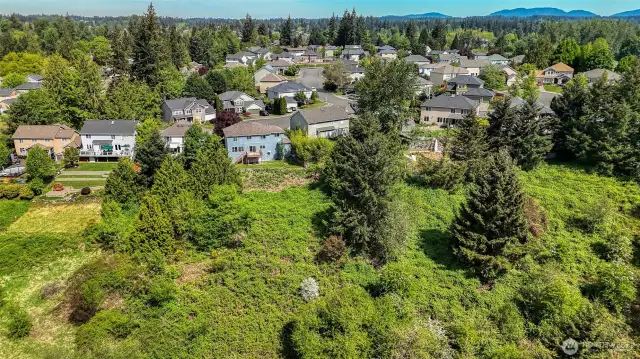 Enjoy the peaceful open spaces out your back door.