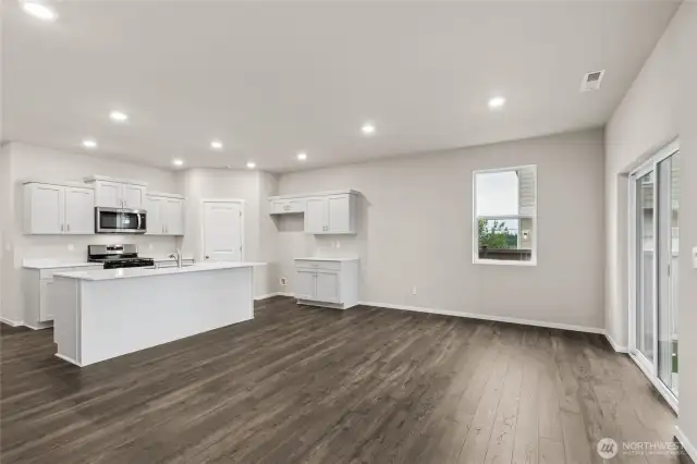 Dining room and Kitchen