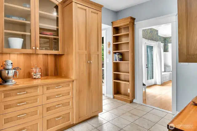 The elusive kitchen pantry that's missing in so many older homes.