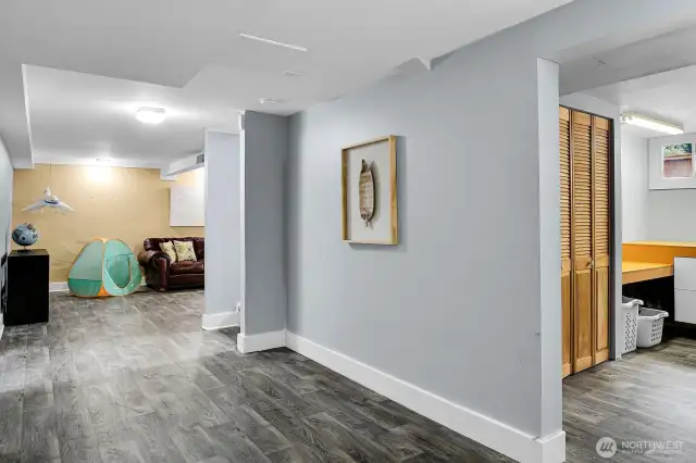 Laundry room to the right here.