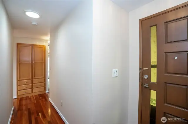 Entry with built-in's.