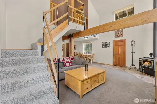 Heading upstairs!
