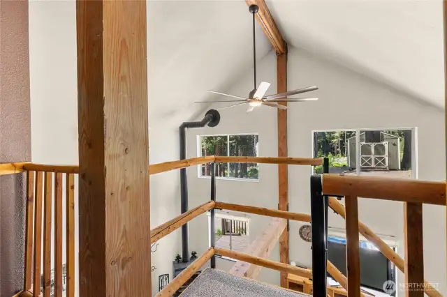 View from the upstairs landing