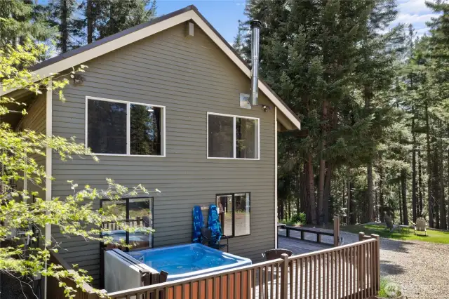 Wrap around deck
