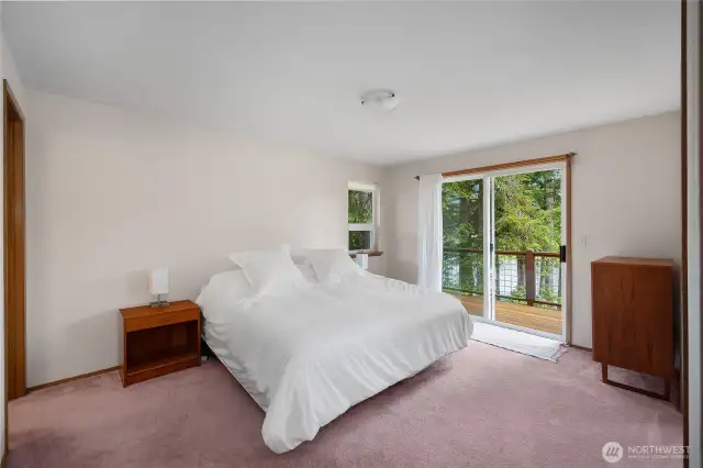 Enjoy the sliding door to your private balcony.