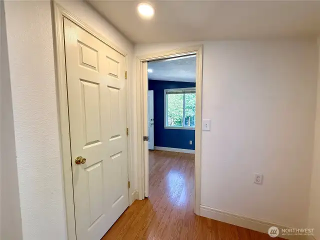 Walkway to laundry room
