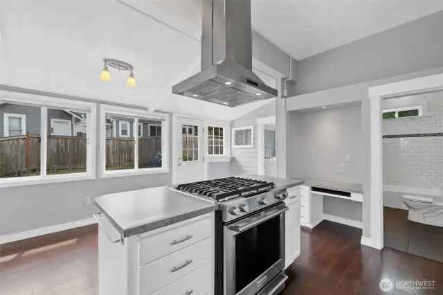 Kitchen/Informal Dining w/ desk workspace