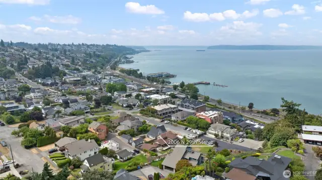 Aerial Photo shows location of home
