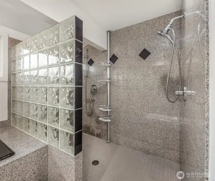 Primary bedroom double shower