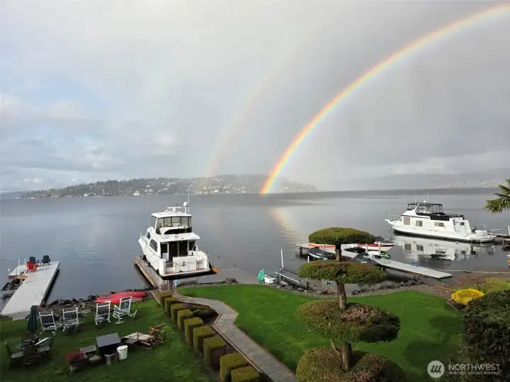 Even rainy days are spectacular here!