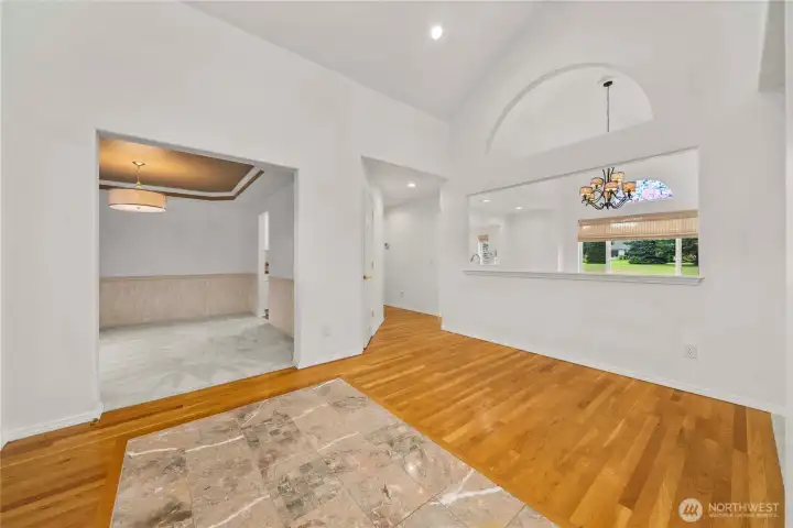 From the entry looking into the formal living room