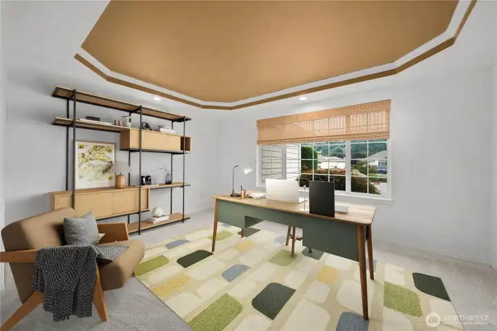 Virtually Staged sitting room