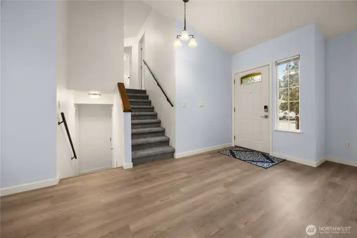 Main floor entry