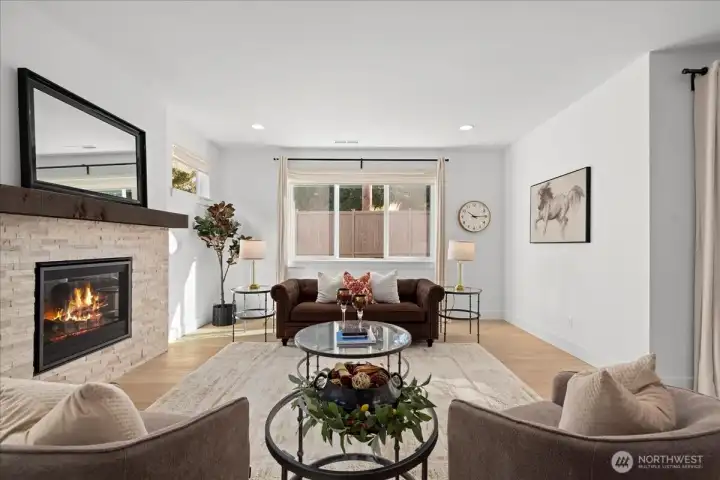 Natural Light Pours in Through Generous Windows