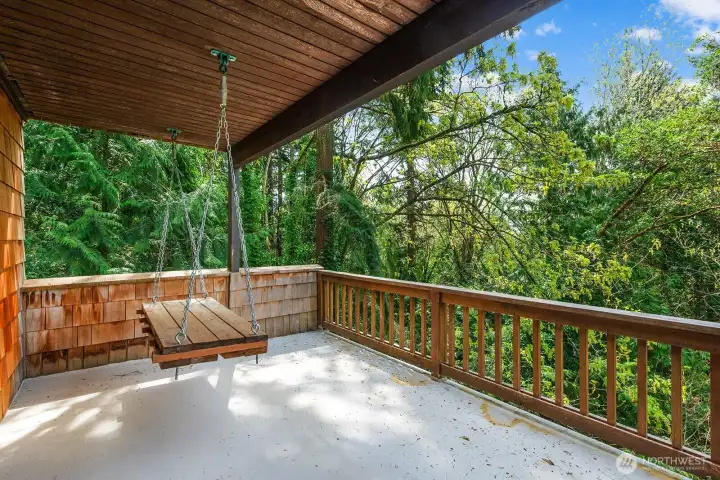 Enjoy the serenity on your very private deck!