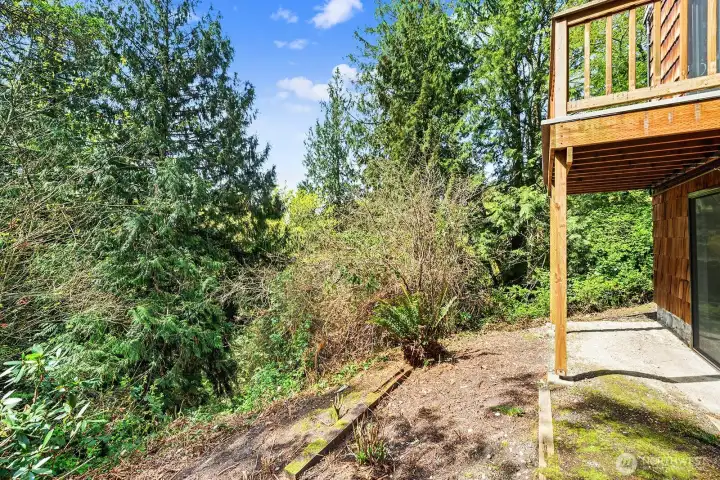 Private side view of the property. No HOA!