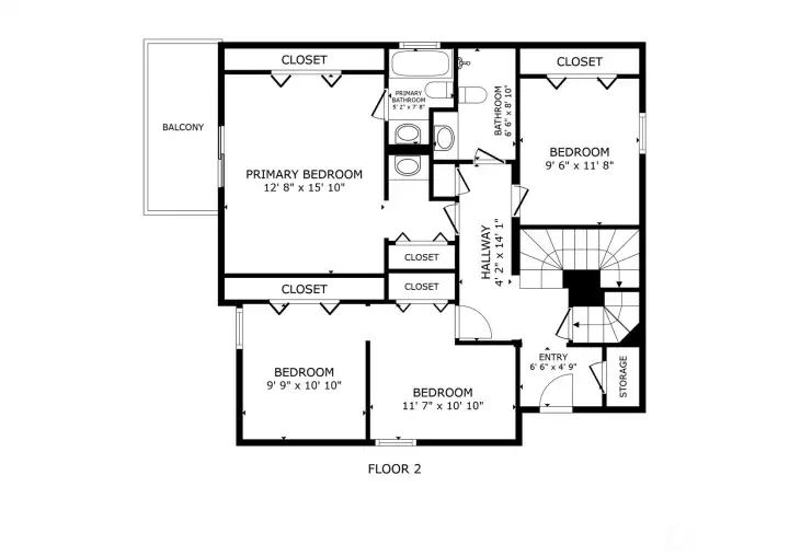 Main level floor plan.
