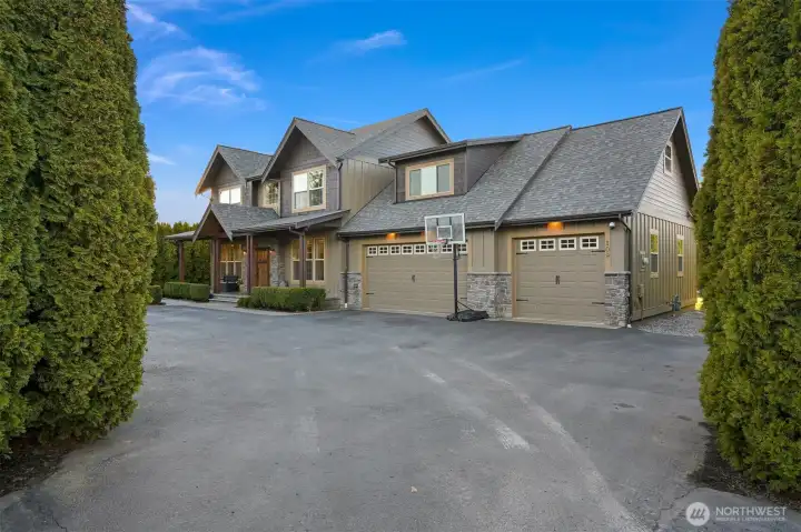 Tucked back in a private corner