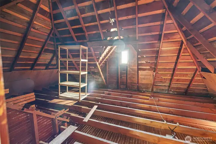 Unfinished attic area with high ceilings!! FUTURE EXPANSION POTENTIAL!!