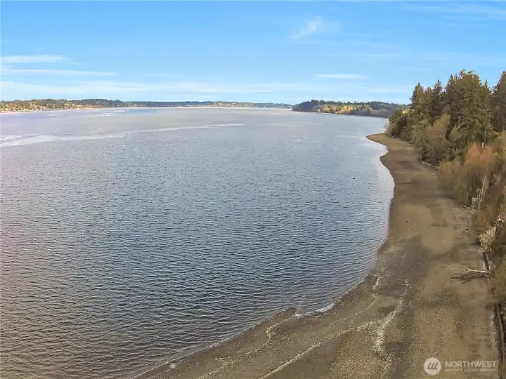 view towards the olympics