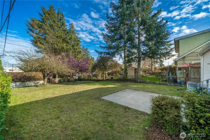 Lots of room to play, garden & entertain!