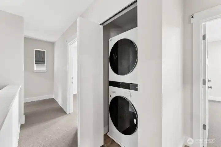 Second level new washer/dryer... Second level new washer/dryer...