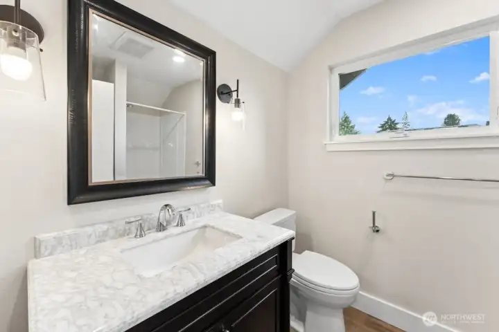 Third level 3/4 bath.. Third level 3/4 bath..