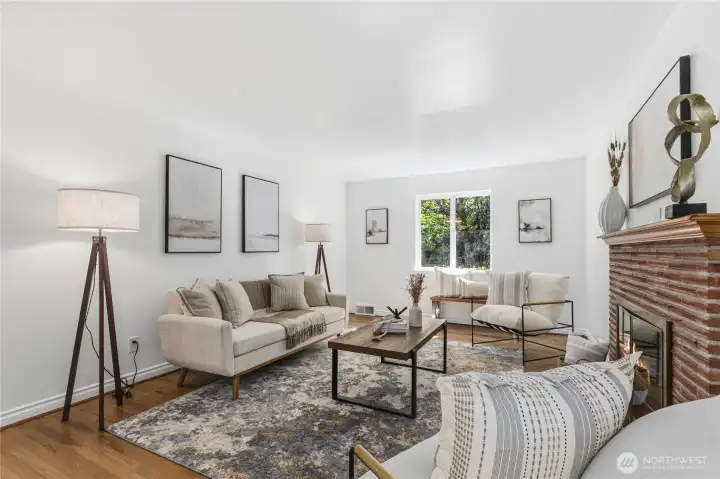 Living Room. View to backyard.