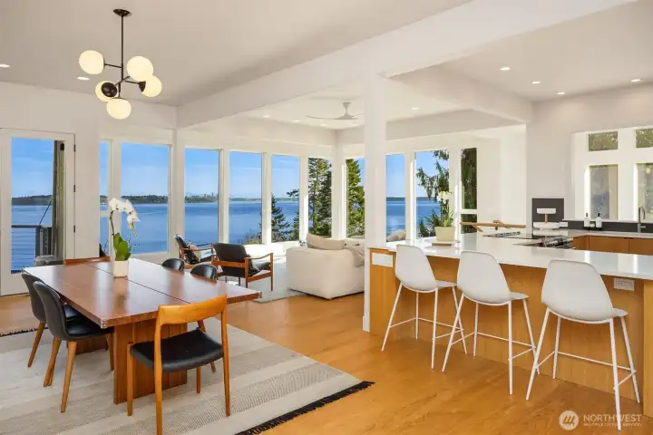 Open floor plan Open floor plan