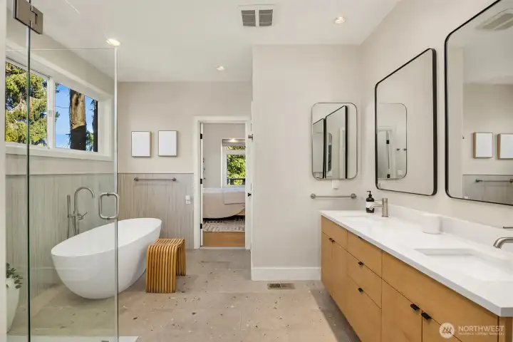 Primary bathroom Primary bathroom
