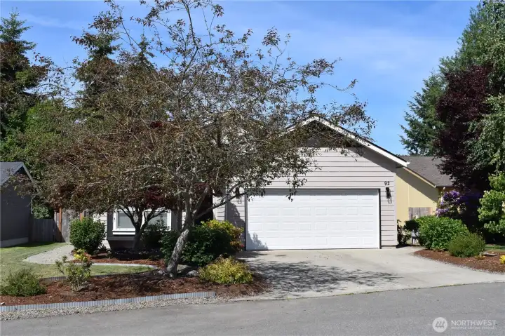 Attached 2 car garage with remote garage door openers Attached 2 car garage with remote garage door openers