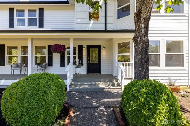 The classic wrap around porch welcomes you The classic wrap around porch welcomes you