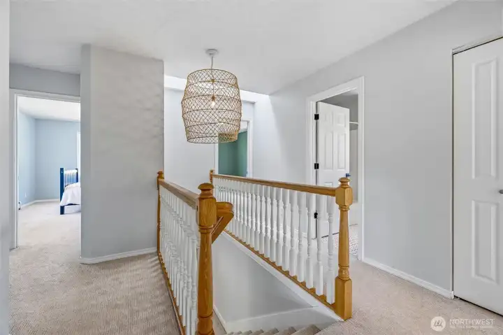 Head upstairs to a spacious landing and 4 bedrooms. Head upstairs to a spacious landing and 4 bedrooms.