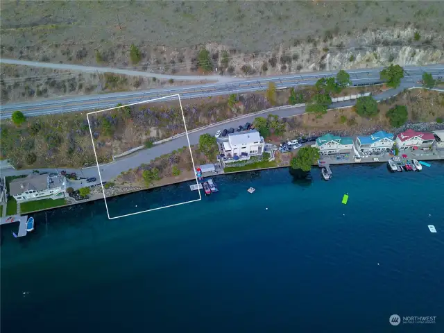 Aerial View of Lot.