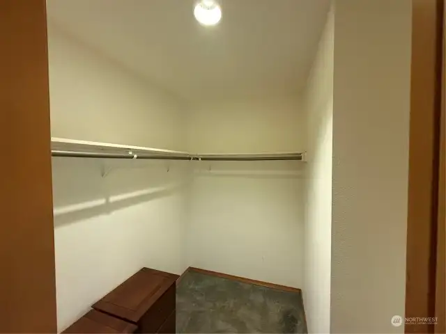 Primary walk in closet