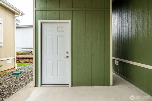 Outdoor Storage: Convenient storage space under the carport, perfect for keeping tools, outdoor gear, and seasonal items organized.