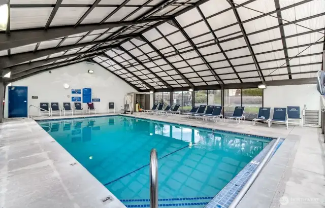 Indoor Pool & Spa: Year-round swimming and relaxation with a heated pool and spa.