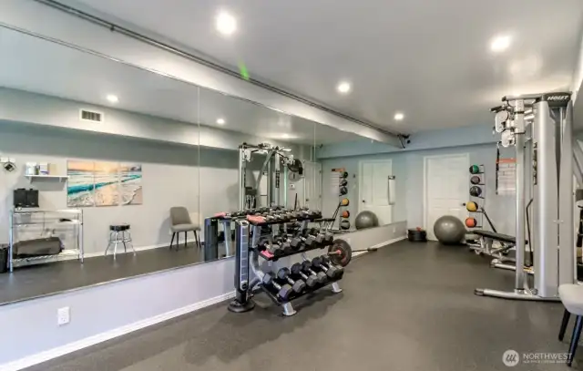Exercise Room: Stay active in the community fitness center.