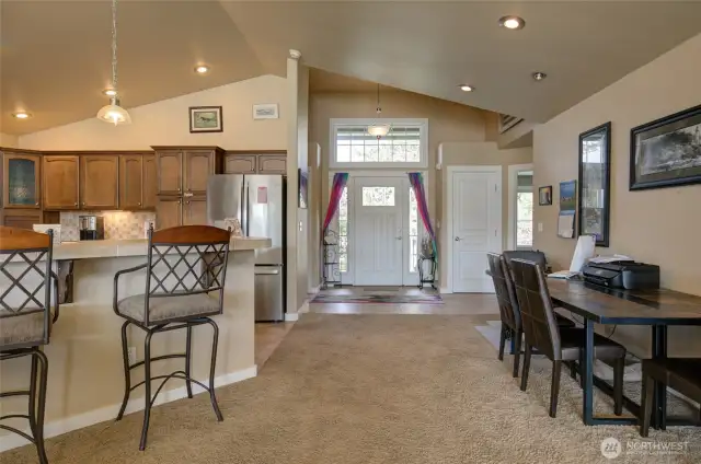 Heading back towards the front door, there are closets on either side of the door.