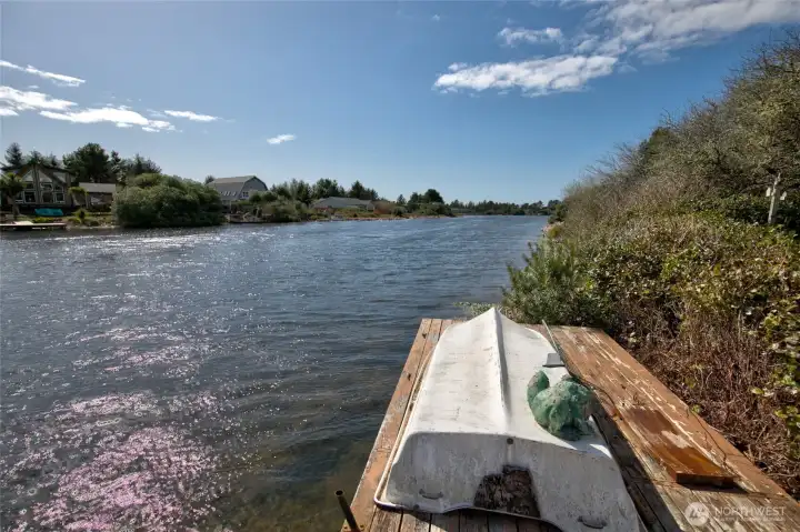 From the dock, you have access to 23 miles of fresh water ways!