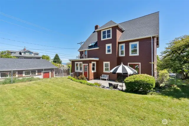 Backyard, Garage & Home
