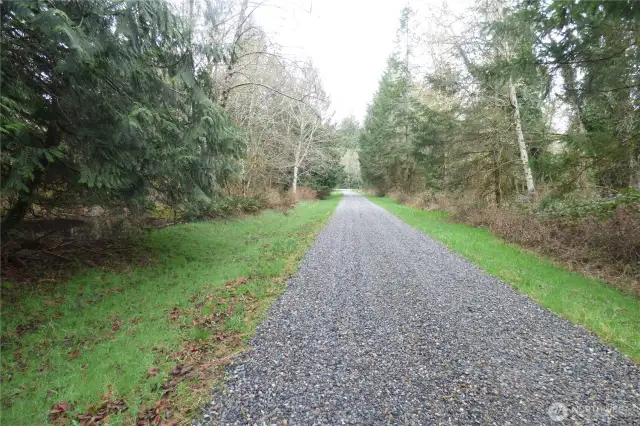 Private lane to the end of the culdesac where your new home sits.