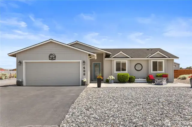 Front of home.