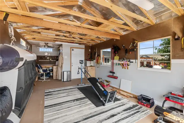 Interior of outbuilding 1.